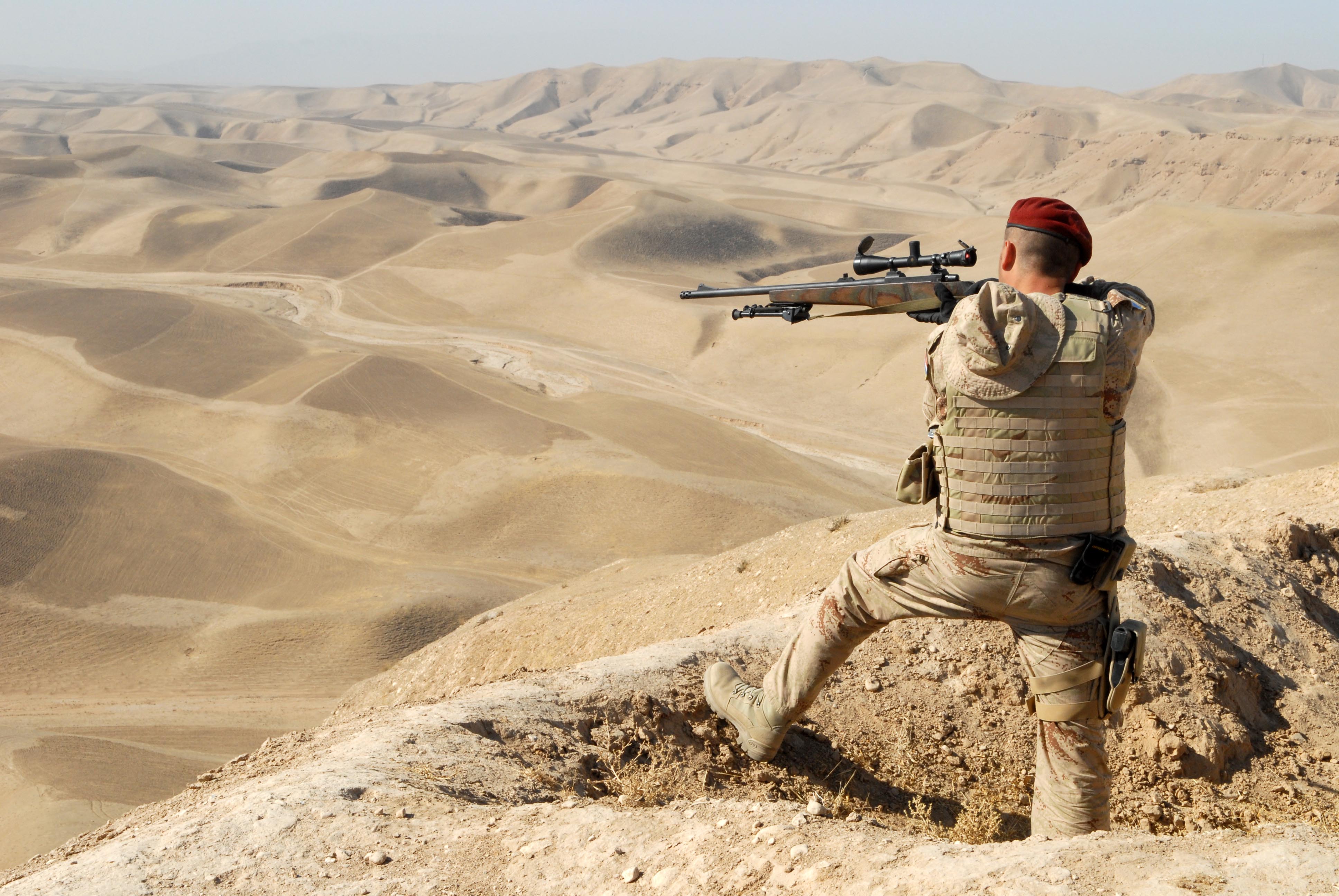 Usmc Sniper - Afghanistan Sniper - HD Wallpaper 