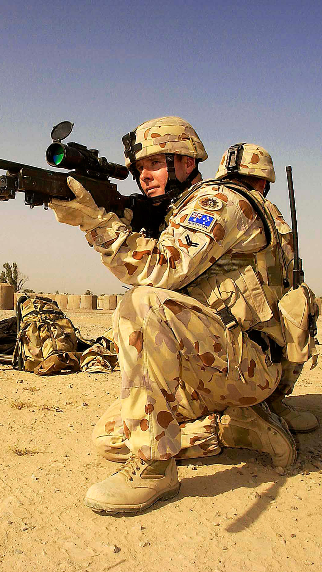 Australian Defence Force Sniper - HD Wallpaper 