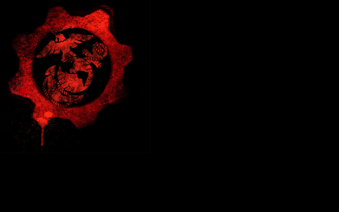 Usmc Logo Wallpapers Group - Gears Of War 2 - HD Wallpaper 