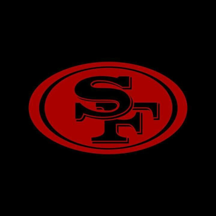 Free Download San Francisco 49ers Logo Wallpaper 2017 - Black San Francisco 49ers Logo - HD Wallpaper 