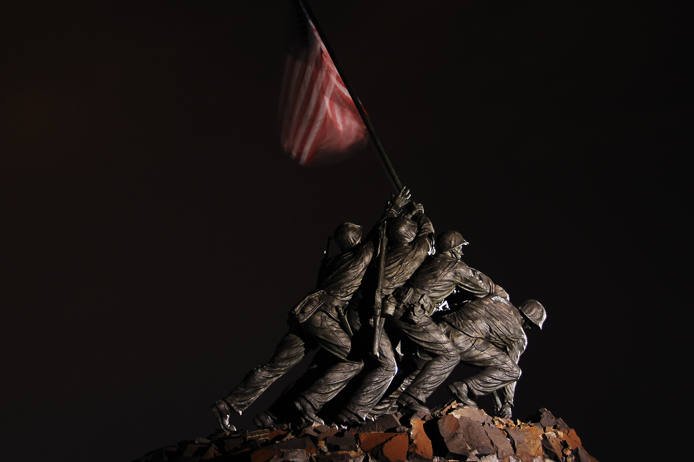 Hd Wallpaper Of Free Marine Corps Screensavers, Desktop - Marine Corps War Memorial - HD Wallpaper 