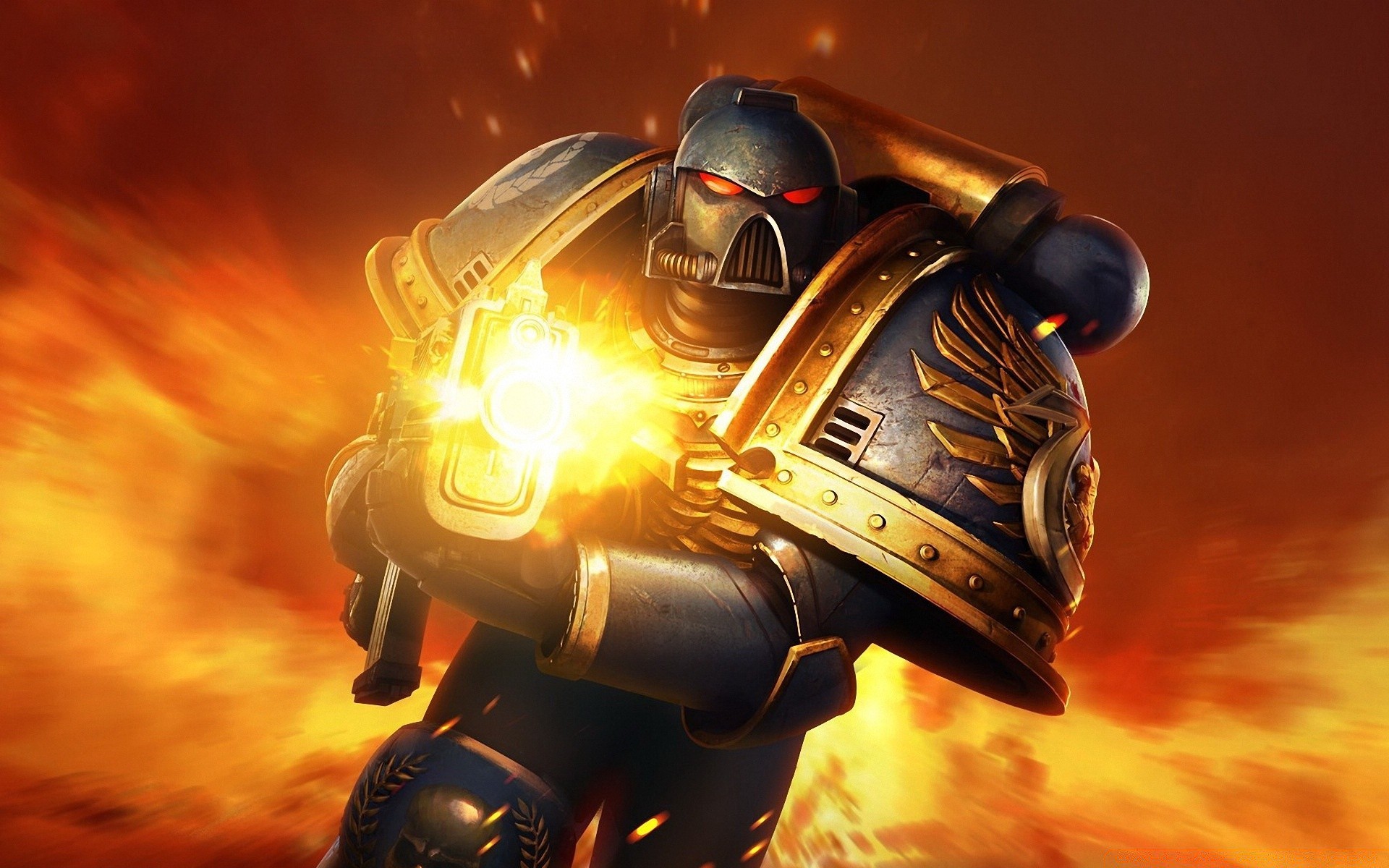 Warhammer Danger - Warhammer 40k 4k Wallpaper Space Marine - HD Wallpaper 