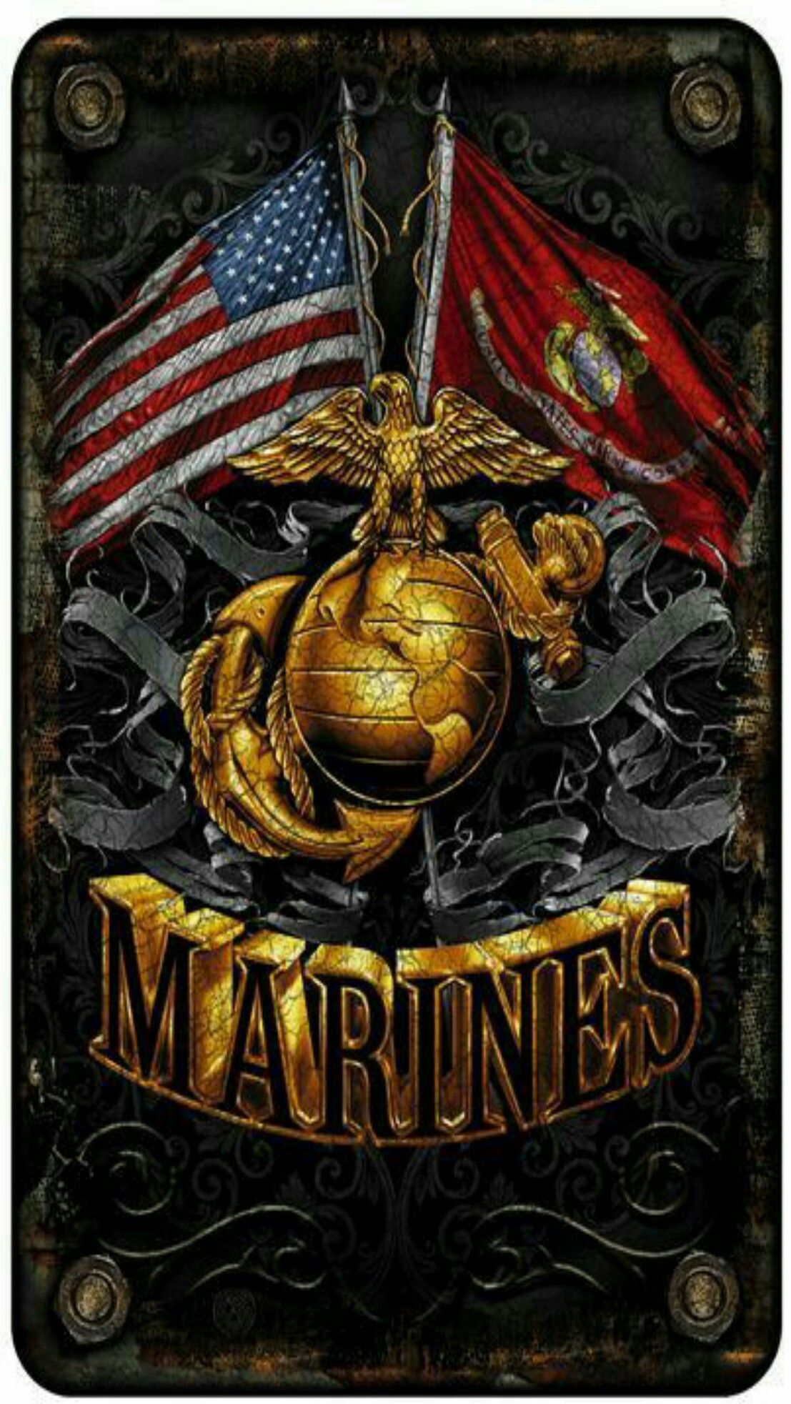 Marines Flag - HD Wallpaper 