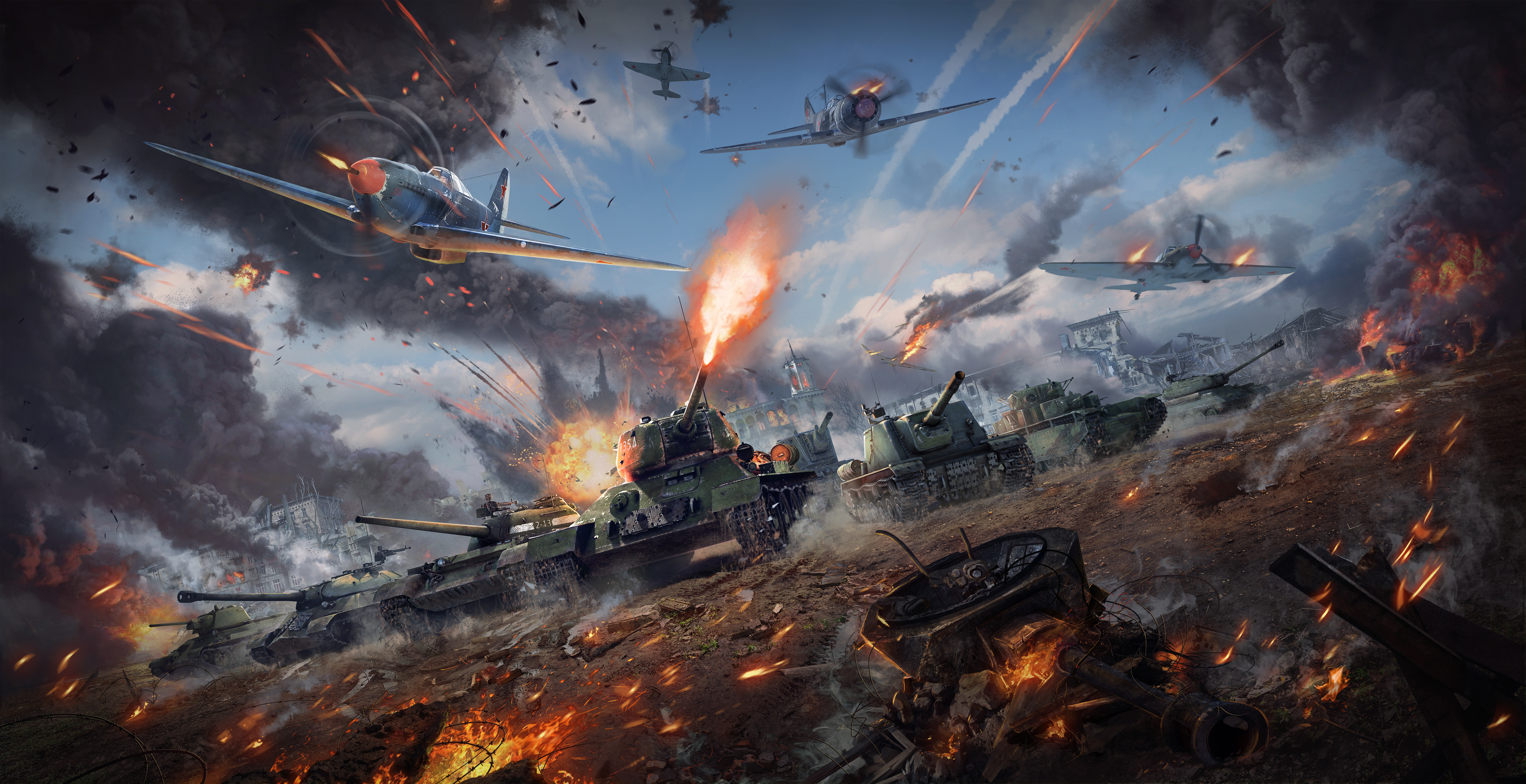 War Thunder Wallpaper 4k - 8000x4111 Wallpaper 