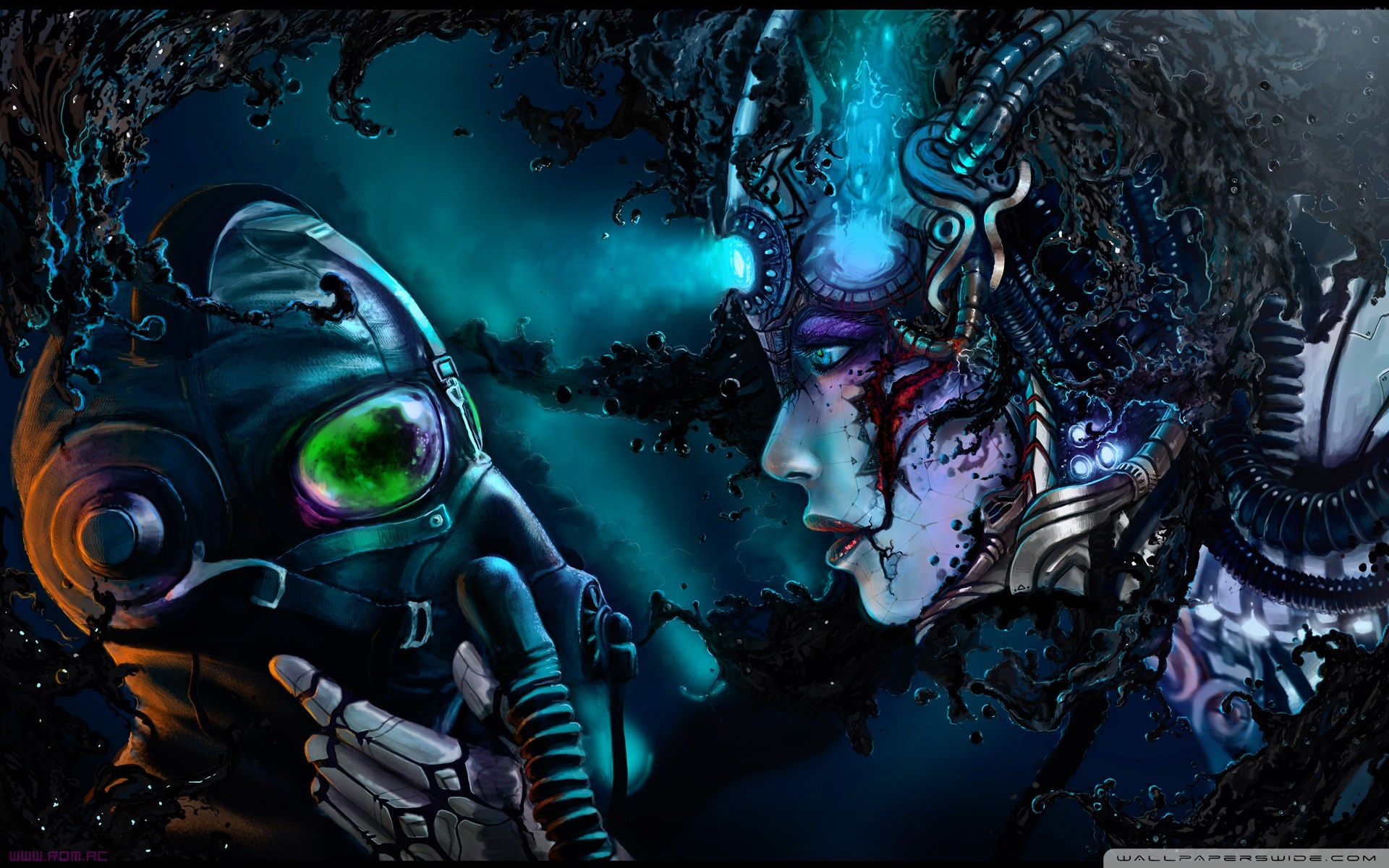 Cyberpunk Wallpaper 16 10 - HD Wallpaper 