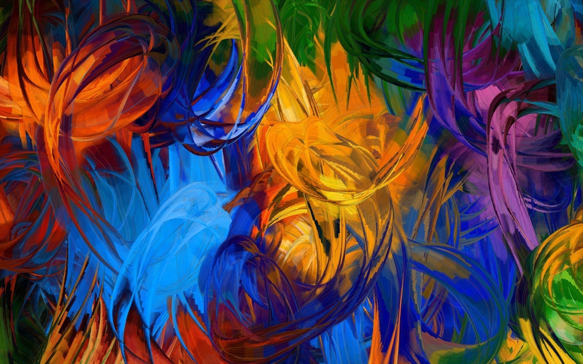 High Resolution Abstract Painting - HD Wallpaper 