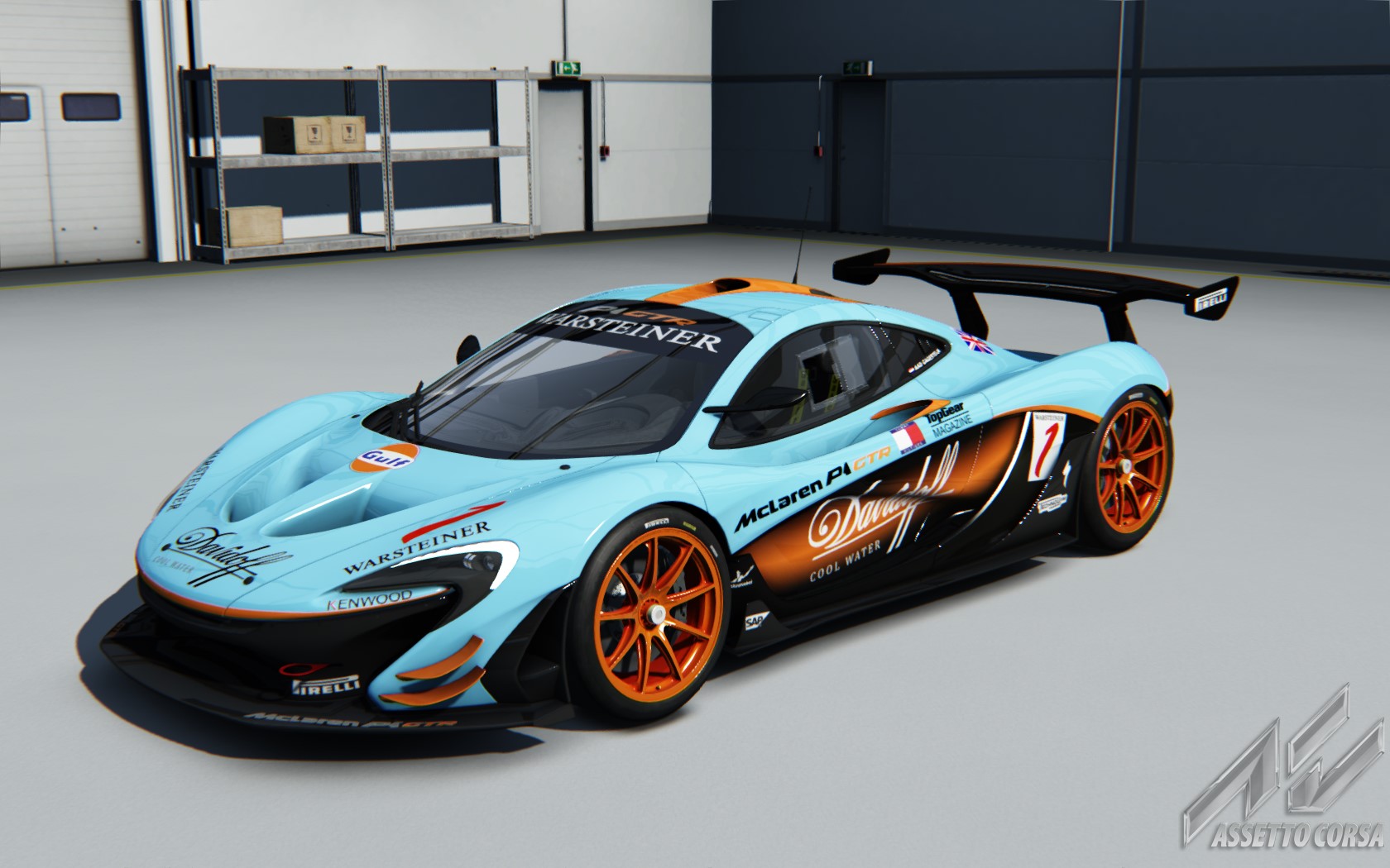 Mclaren P1 Gtr 4k Wallpaper - Mclaren P1 Gulf Livery - HD Wallpaper 