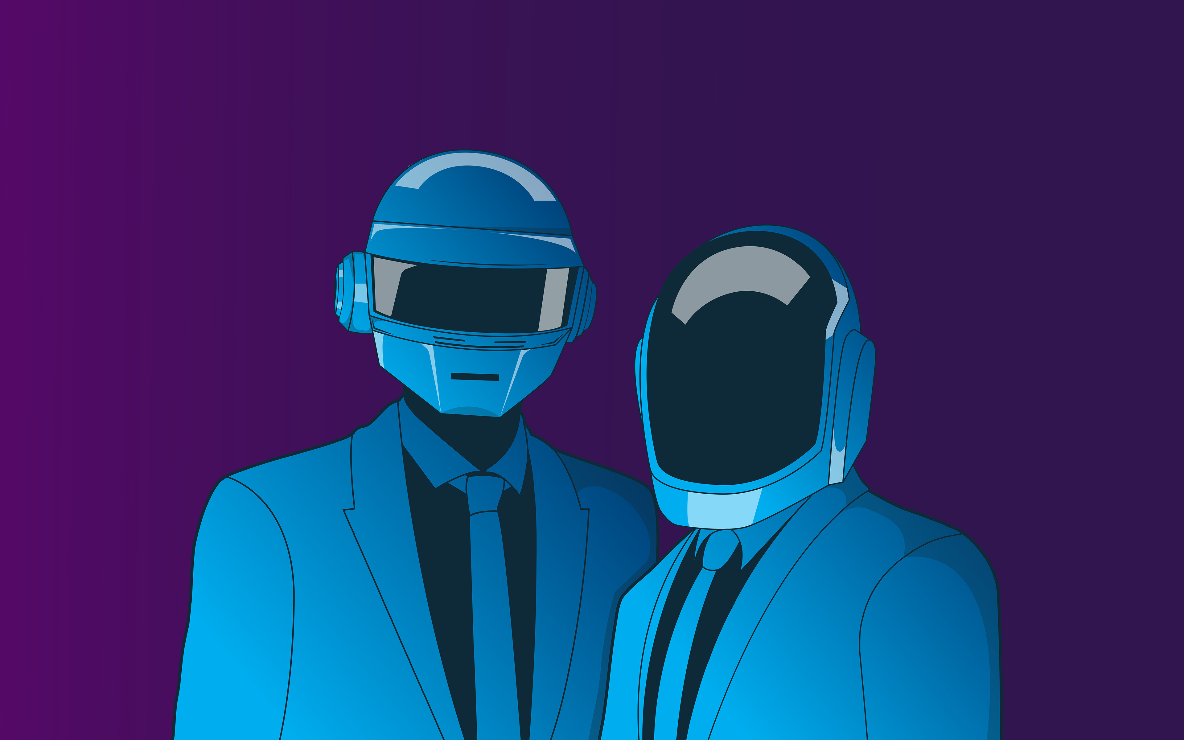 Daft Punk 2048 X 1152 - HD Wallpaper 