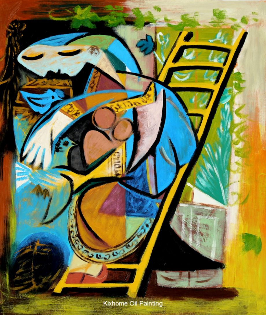 Abstract Art Picasso Wallpaper Farmer S Wife On A Stepladder Picasso 9x1092 Wallpaper Teahub Io