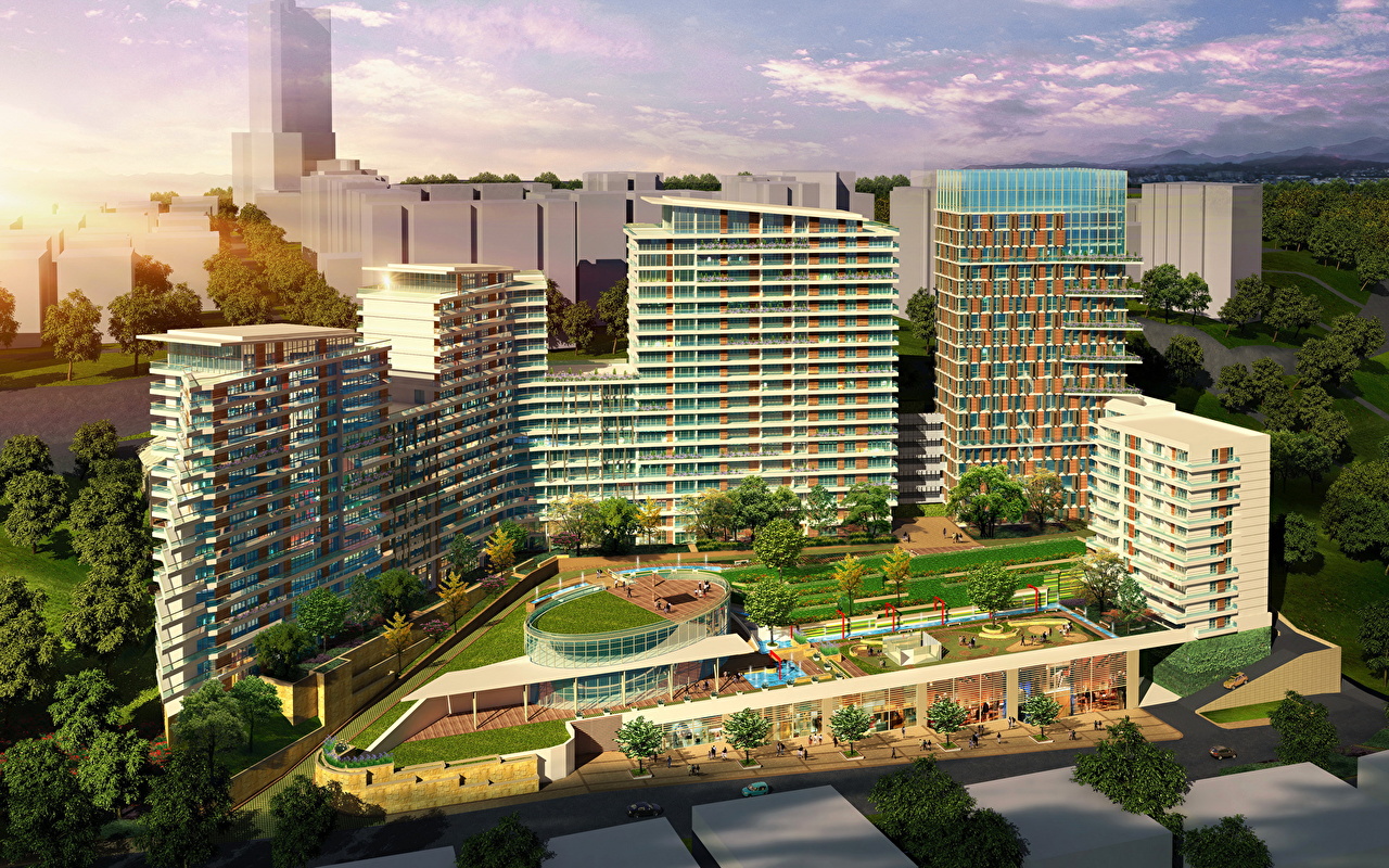 Tower Block - HD Wallpaper 