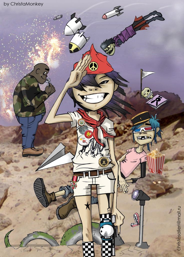 Gorillaz Iphone Wallpaper - Gorillaz Wallpaper Hd Android - HD Wallpaper 