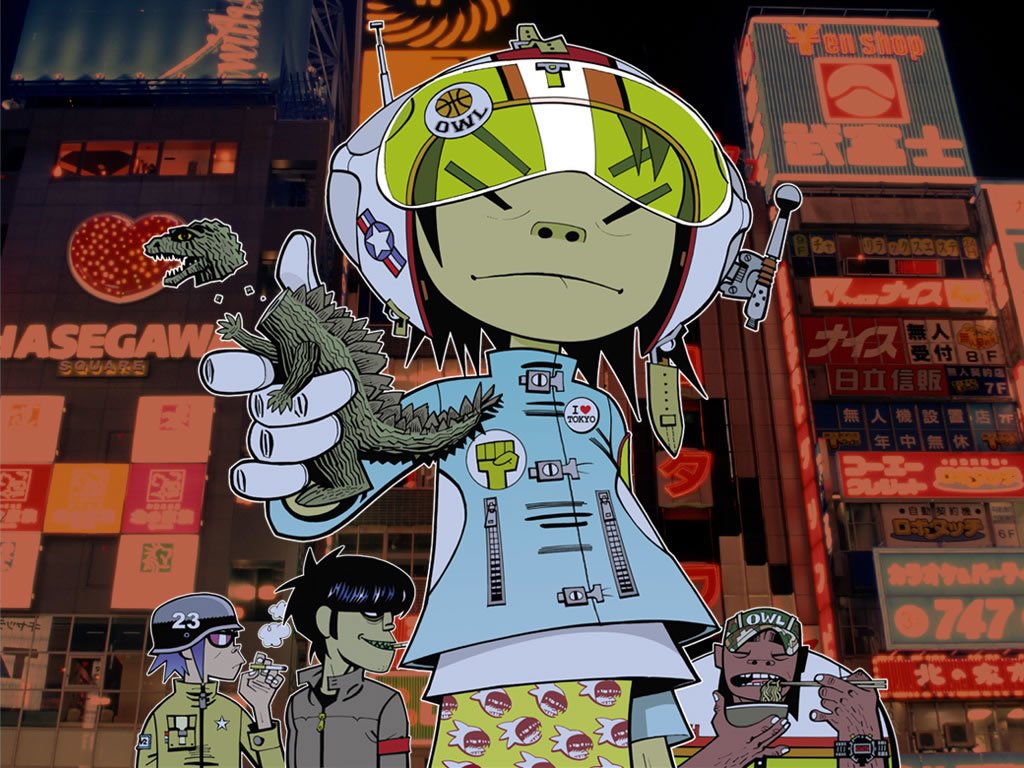 Gorillaz Hd Wallpapers Backgrounds - Gorillaz G Sides - HD Wallpaper 