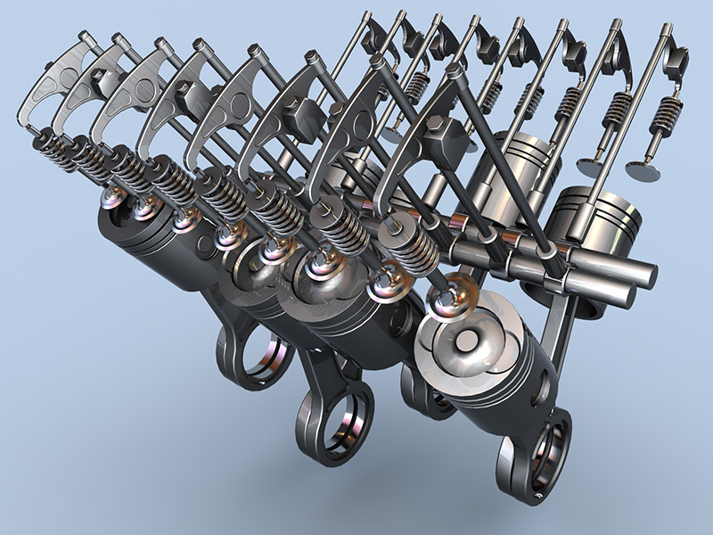 3d Cornwall Scania V8 Diesel Engine Delaney Digital - Machine Tool - HD Wallpaper 