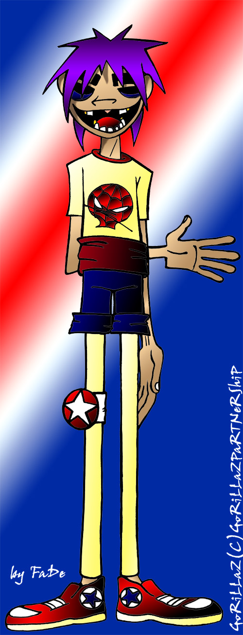 2 D Gorillaz Rock The House - HD Wallpaper 