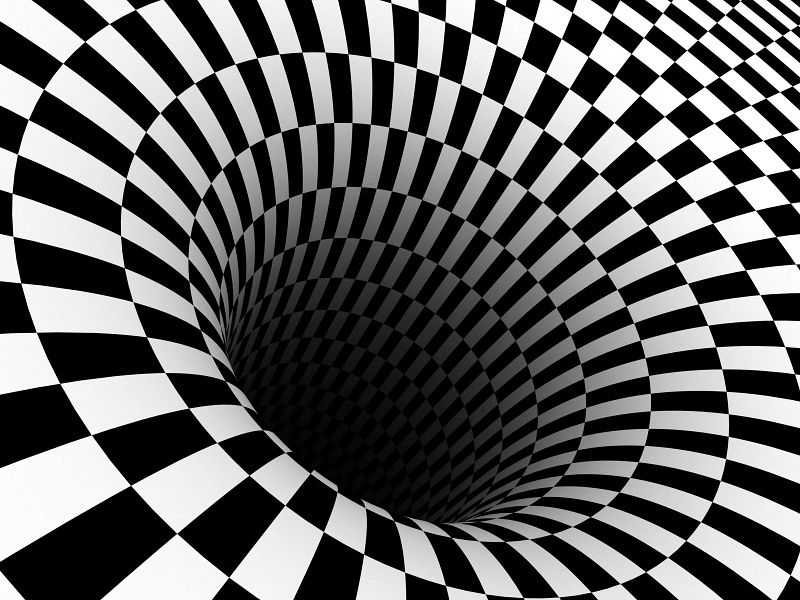 Checkered Tunnel - HD Wallpaper 
