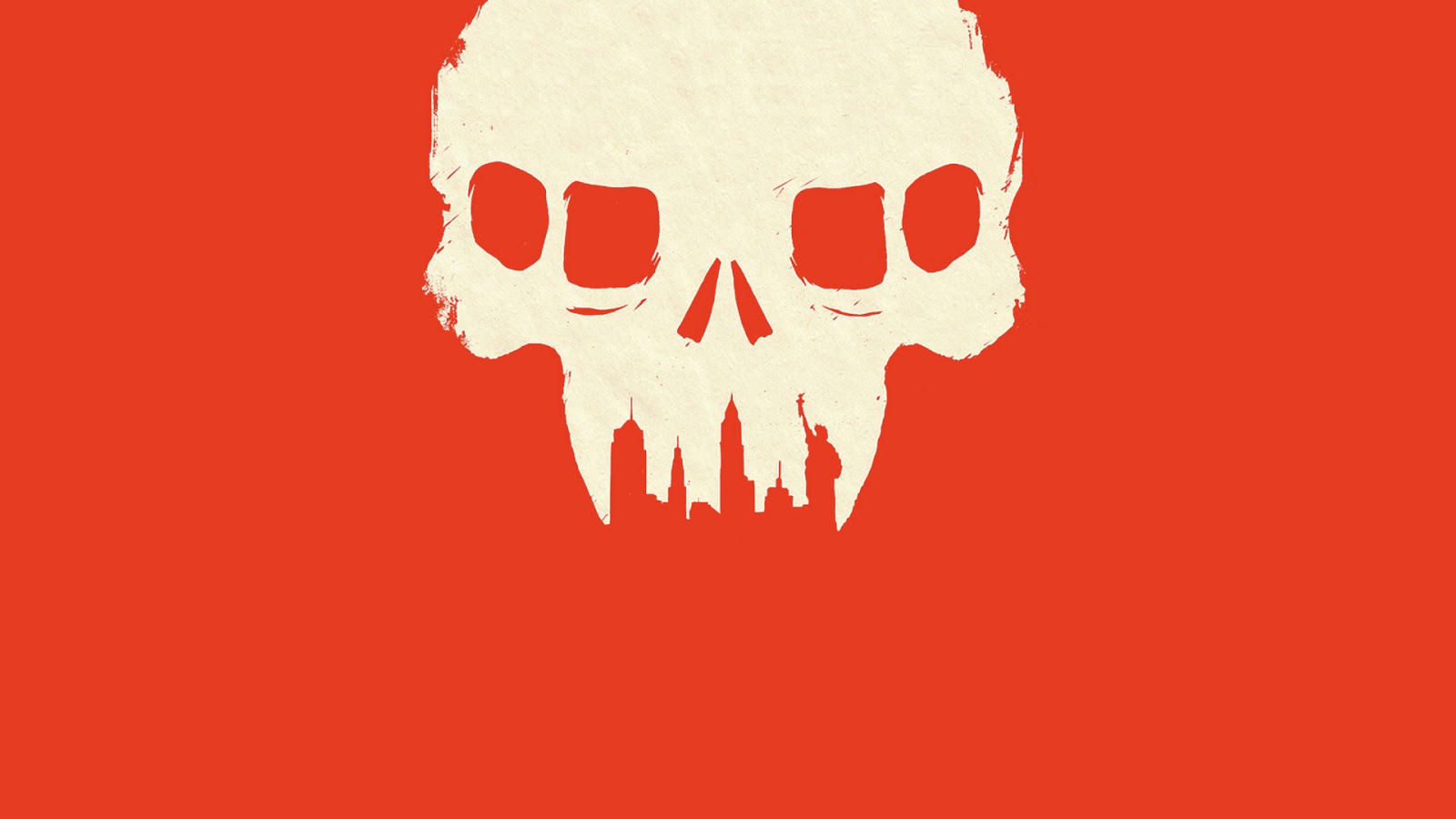 Resistance 3 Skull Red Ny City Game Hd Wallpaper - Ps3 Resistance 3 - HD Wallpaper 