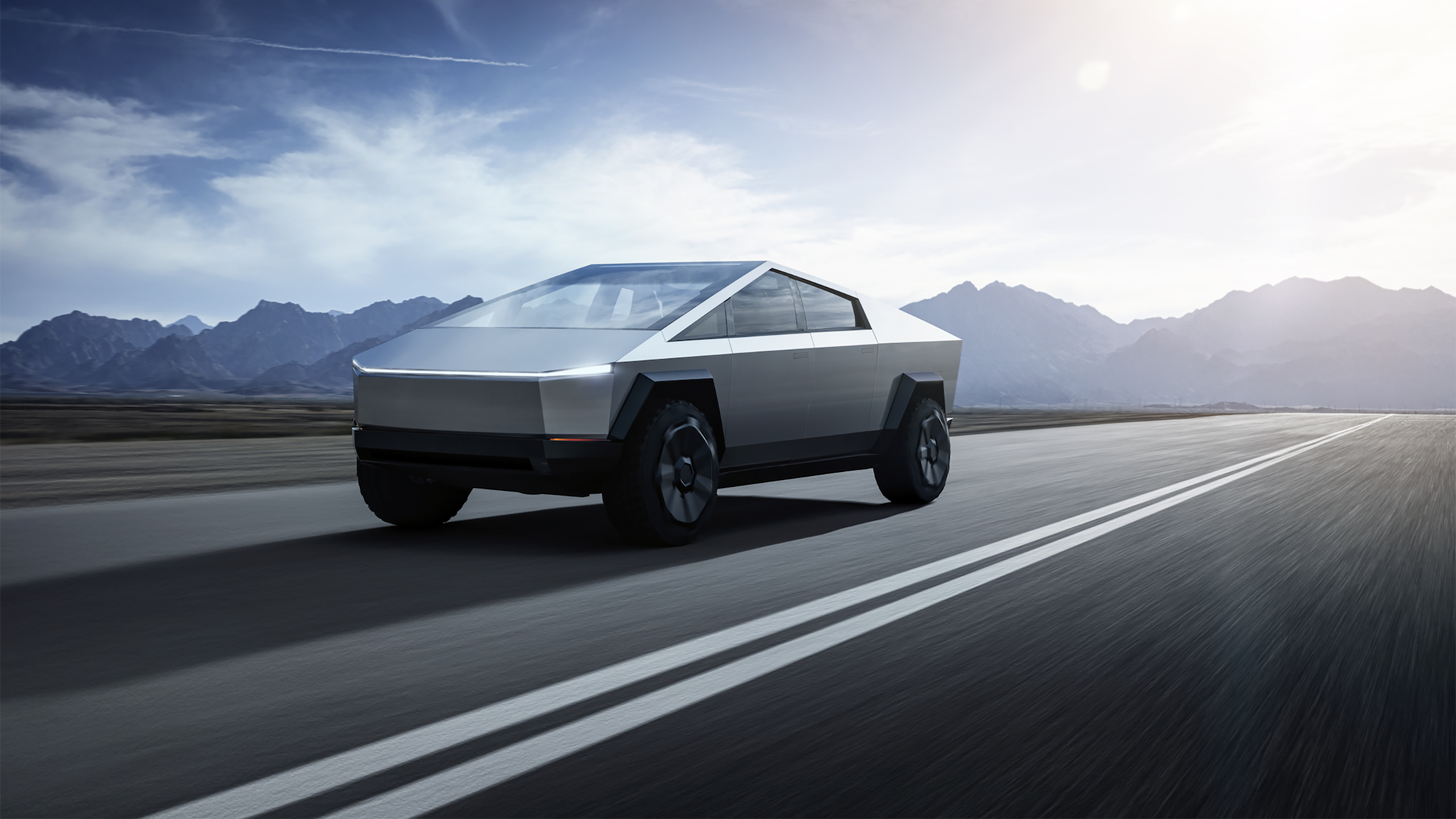 Tesla Cybertruck Prototype - Tesla Cybertruck - HD Wallpaper 