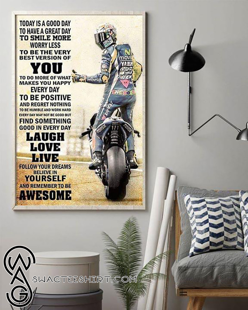 Today Is A Good Day To Have A Great Day Valentino Rossi - I M Happy Hope You Re Happy Too Poster - HD Wallpaper 