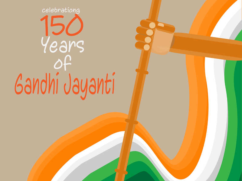 2 October Mahatma Gandhi Jayanti - HD Wallpaper 