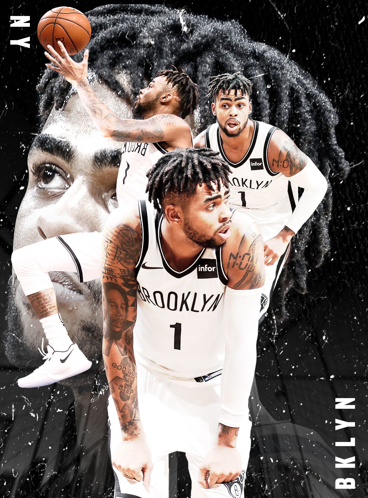 D Angelo Russell Wallpaper Nets - HD Wallpaper 