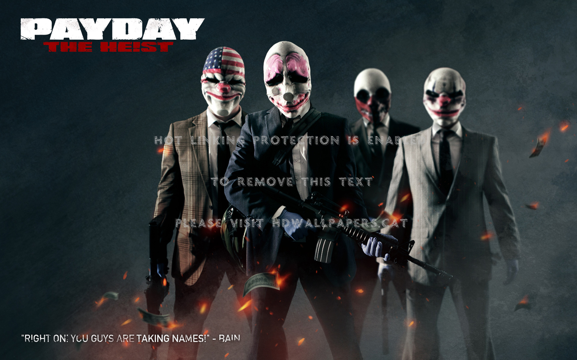 The Heist Pc Ps3 Overkill Sony - Payday 2 Bank Robbers - HD Wallpaper 