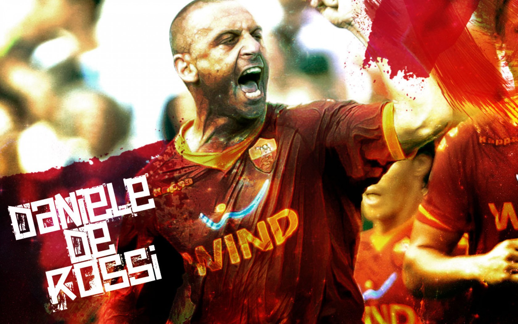 Daniele De Rossi Wallpaper Hd - De Rossi As Roma Background - 1680x1050