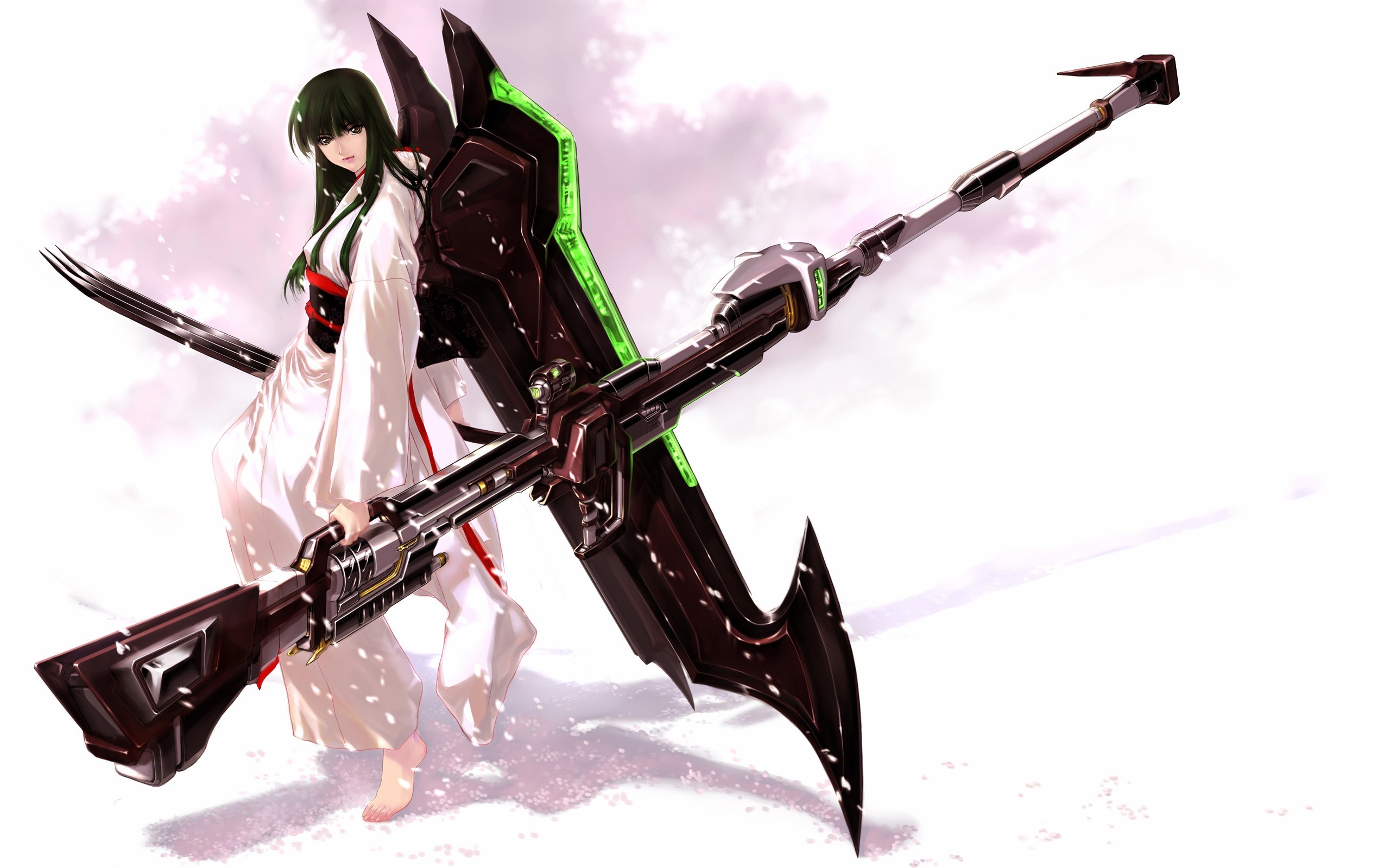 2560x1600, Overkill Kimono Wallpaper 
 Data Id 312234 - Gun And Sword Weapons - HD Wallpaper 