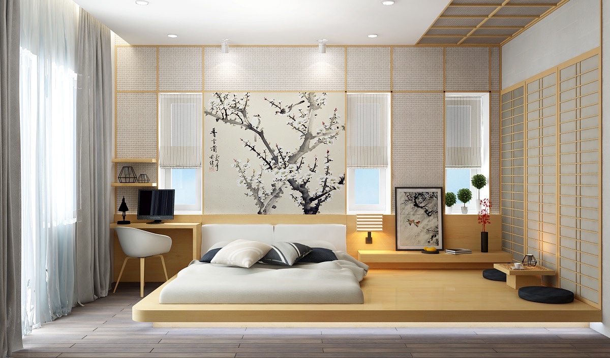 Bedroom Minimalist Interior Design - HD Wallpaper 