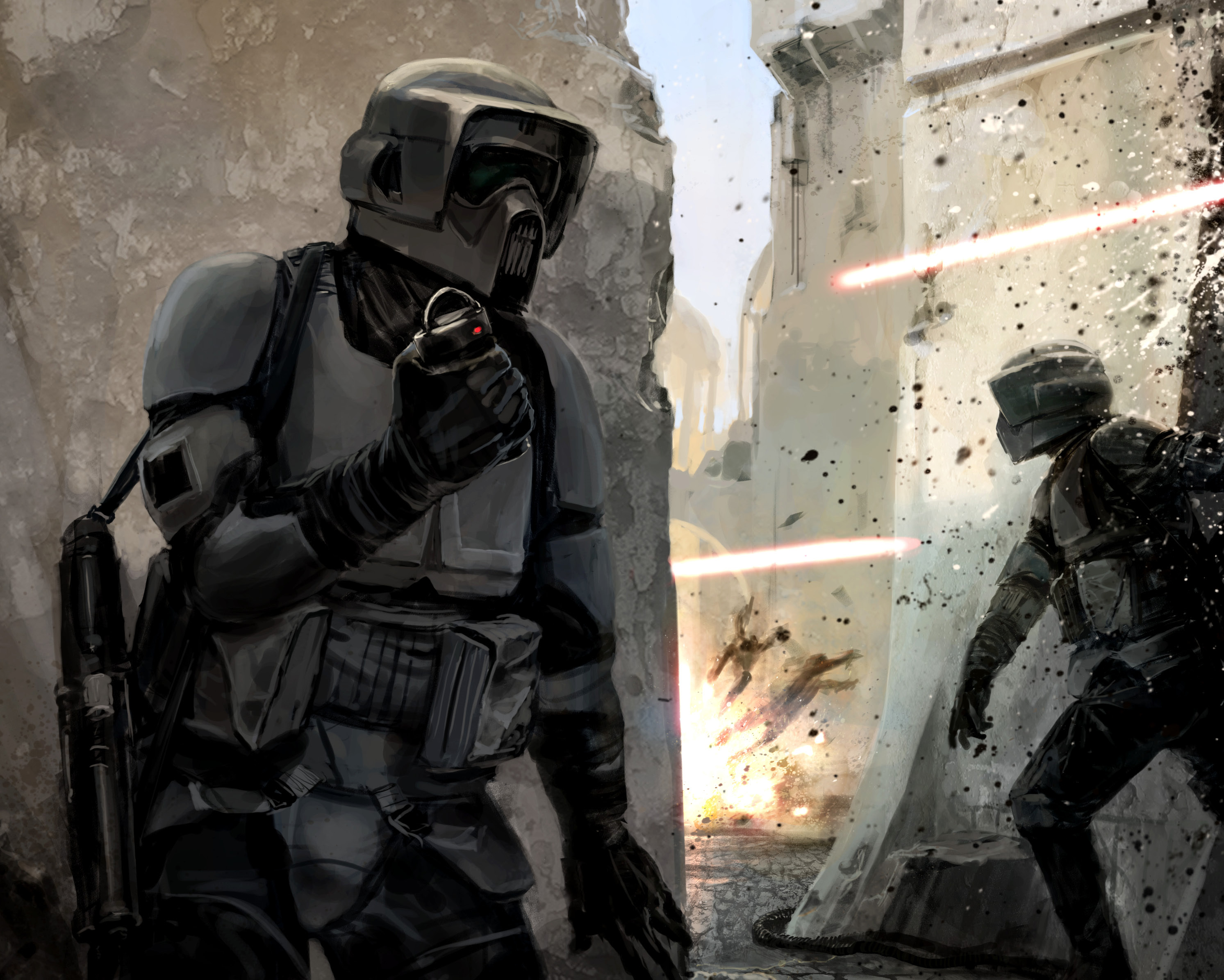Star Wars Imperial Scout Trooper - HD Wallpaper 