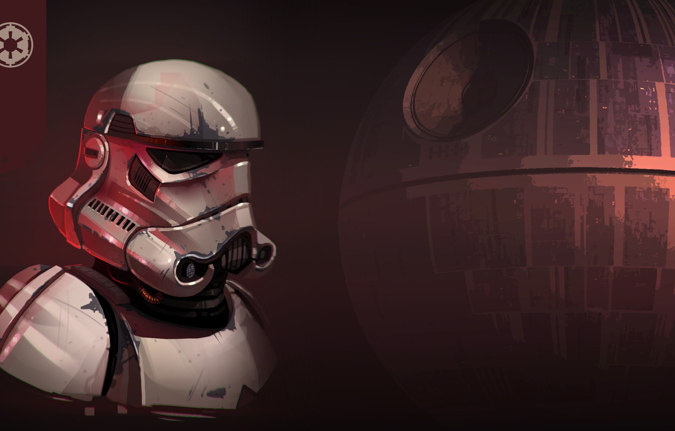 Photo Wallpaper Figure, Star Wars, Helmet, Art, Attack, - Steam Community Star Wars - HD Wallpaper 