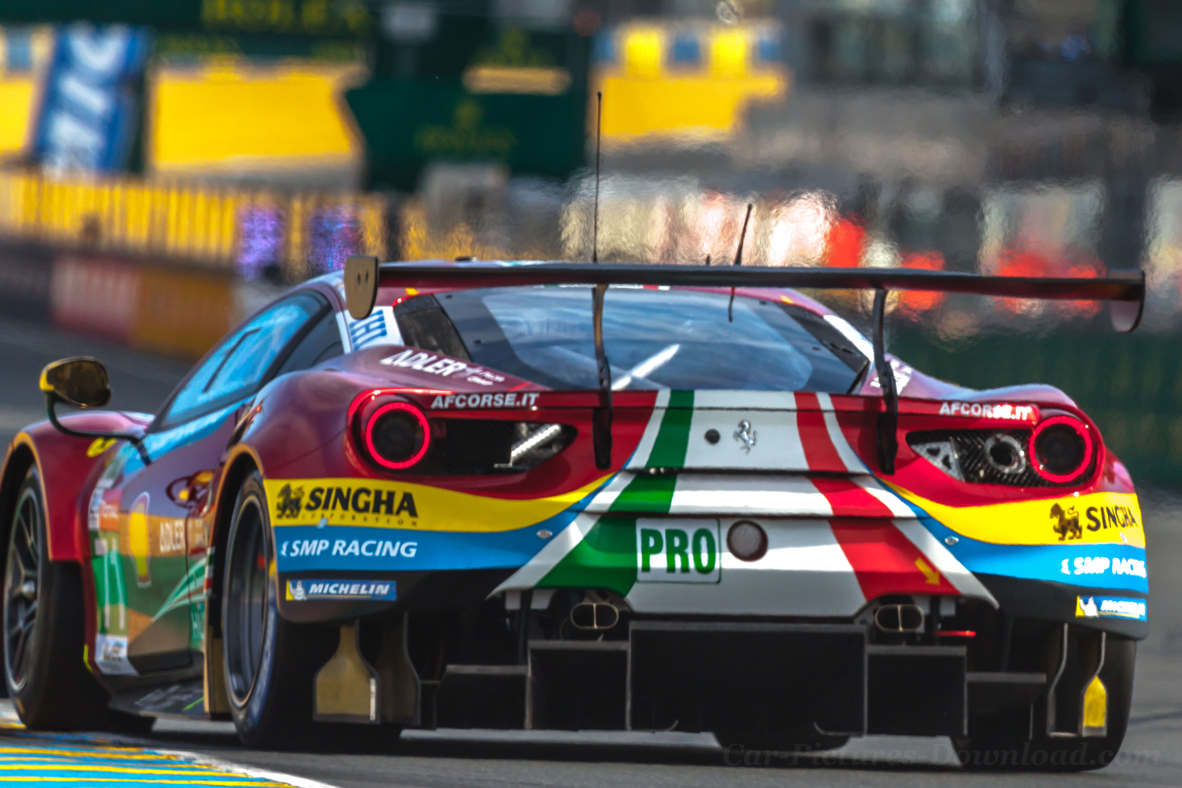 Ferrari 488 Gte Le Mans 2019 - HD Wallpaper 