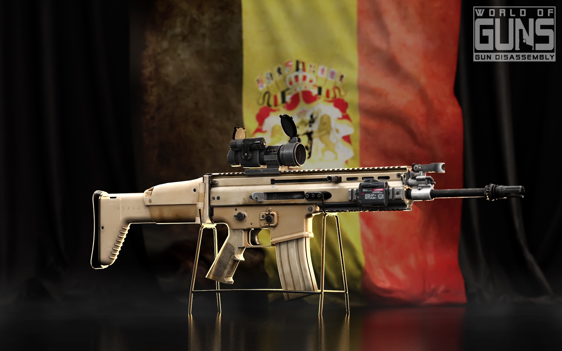 Fn Scar World Of Guns - HD Wallpaper 