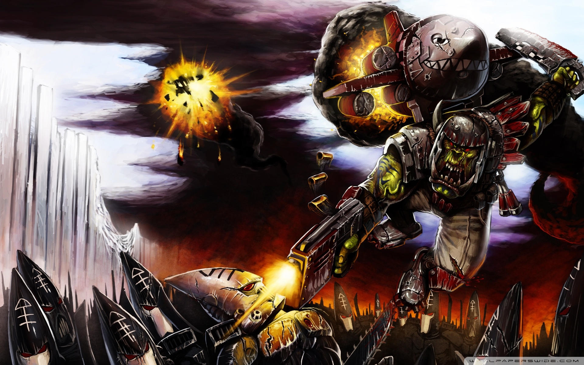 Warhammer 40k Wallpaper Games - HD Wallpaper 