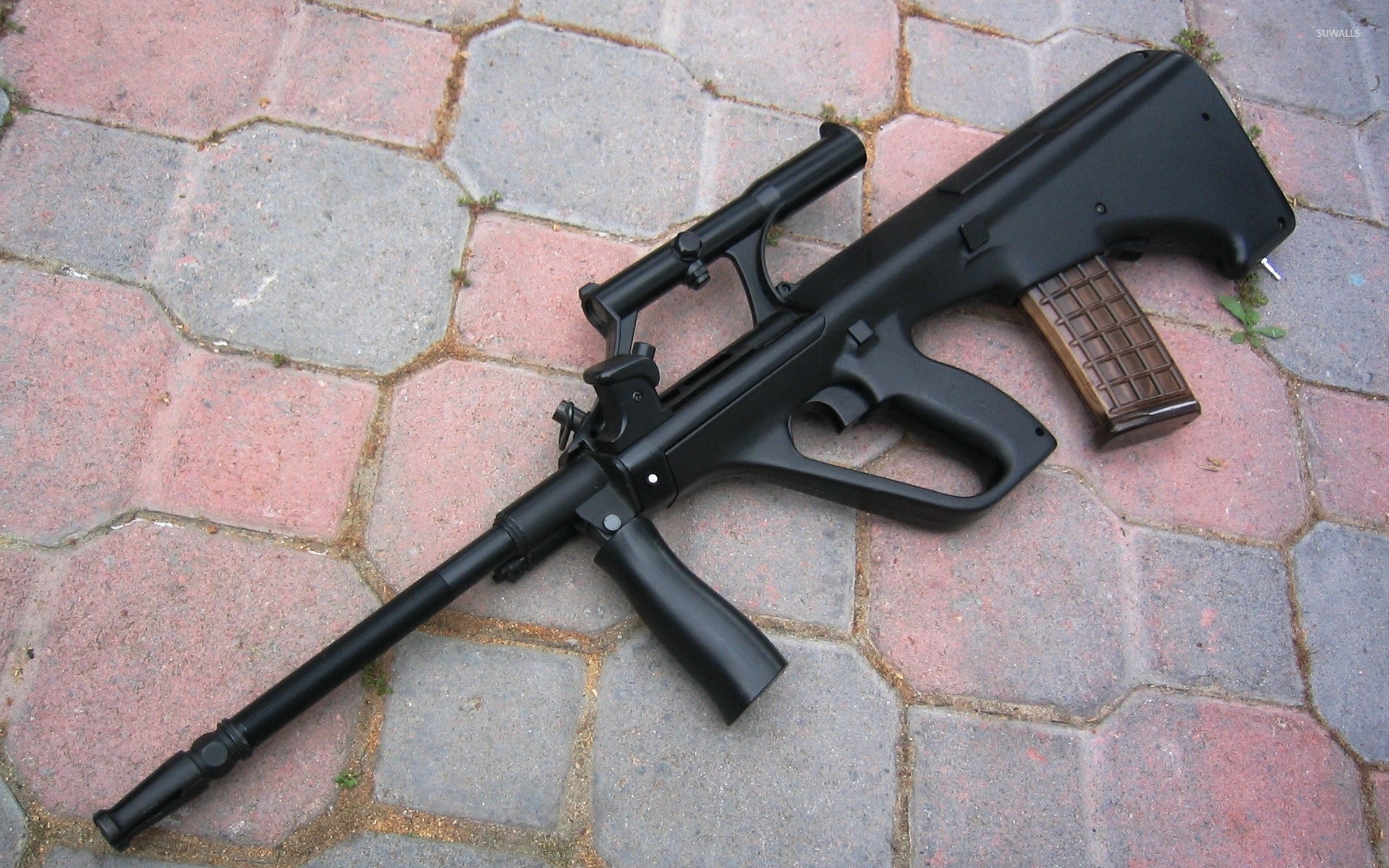 Steyr Aug Hd Background - HD Wallpaper 