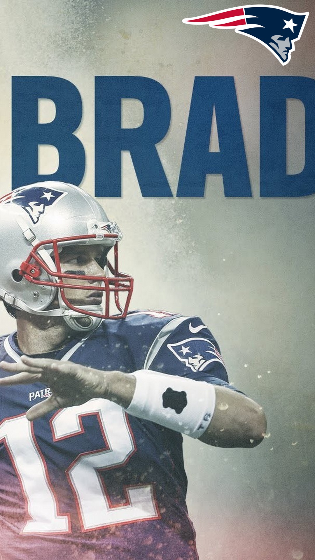 Iphone Wallpaper Hd Tom Brady Patriots With Resolution - HD Wallpaper 