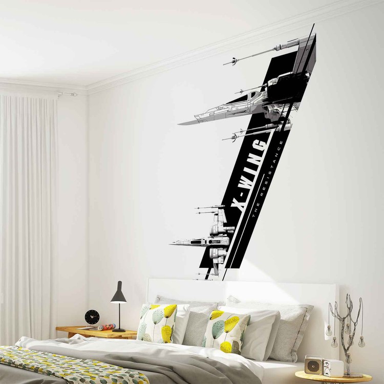 Star Wars Force Awakens X-wing Wallpaper Mural - Tapeta Na Zeď Star Wars - HD Wallpaper 