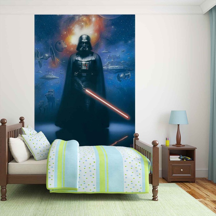 Star Wars Darth Vader Wallpaper Mural - Cars Mural - HD Wallpaper 