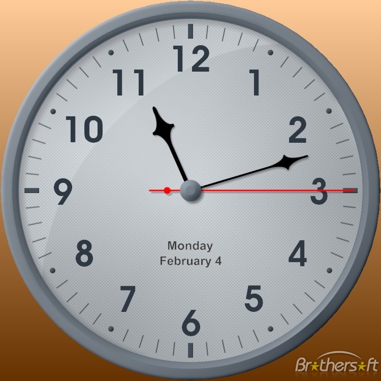 Win 8 Big Analog Desktop Clock - HD Wallpaper 