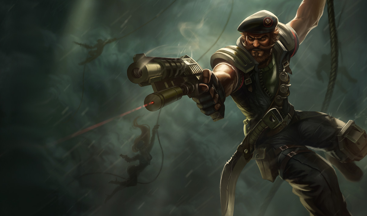 Special Forces Gangplank Skin - Gangplank Special Forces - HD Wallpaper 