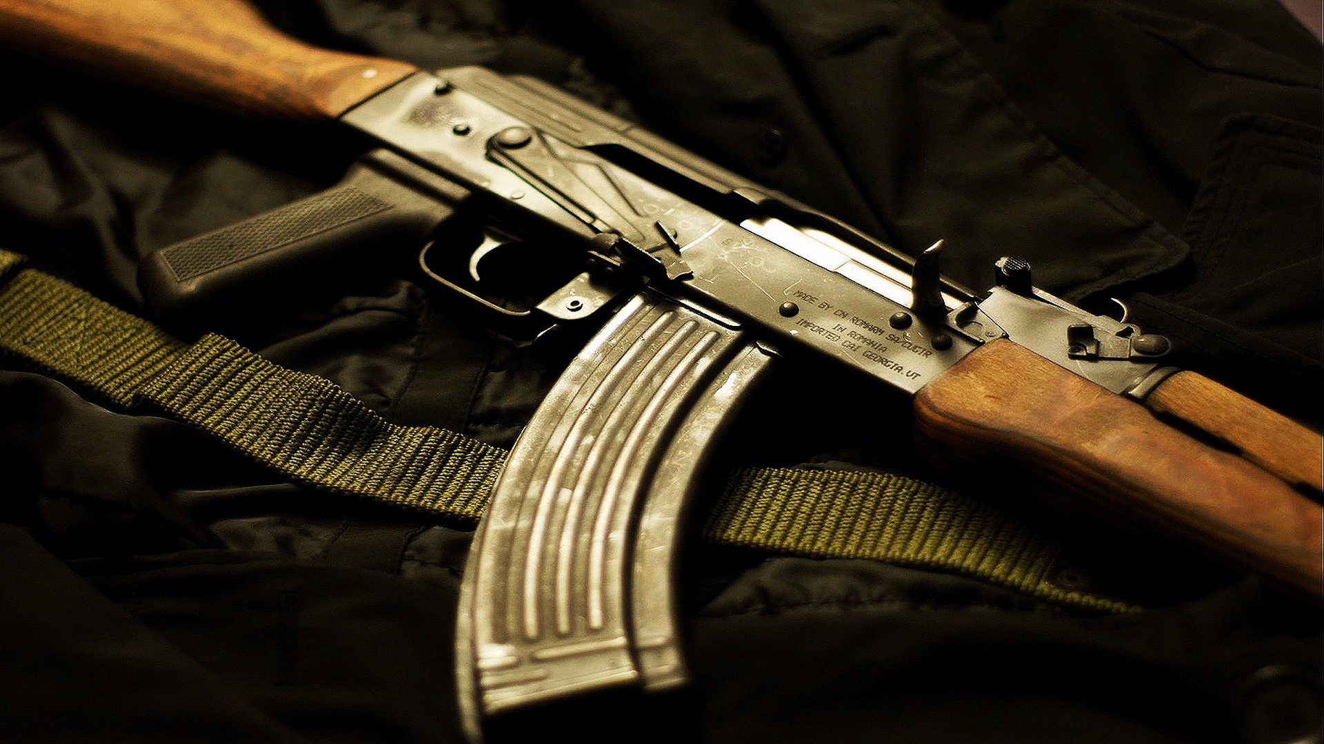 Cool Military Wallpapers Bpc Appahome - Ak 47 Close Up - HD Wallpaper 