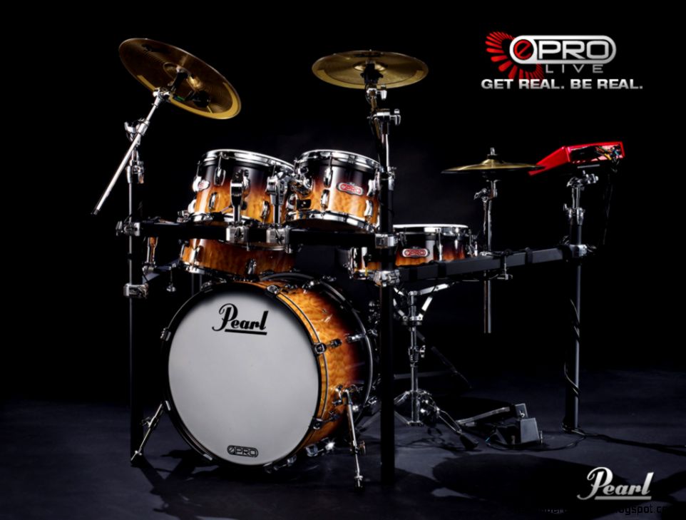 Drums Sets Pearl Photo Music Hd Wallpapers Fre 7423 - Drum Set Hd - HD Wallpaper 