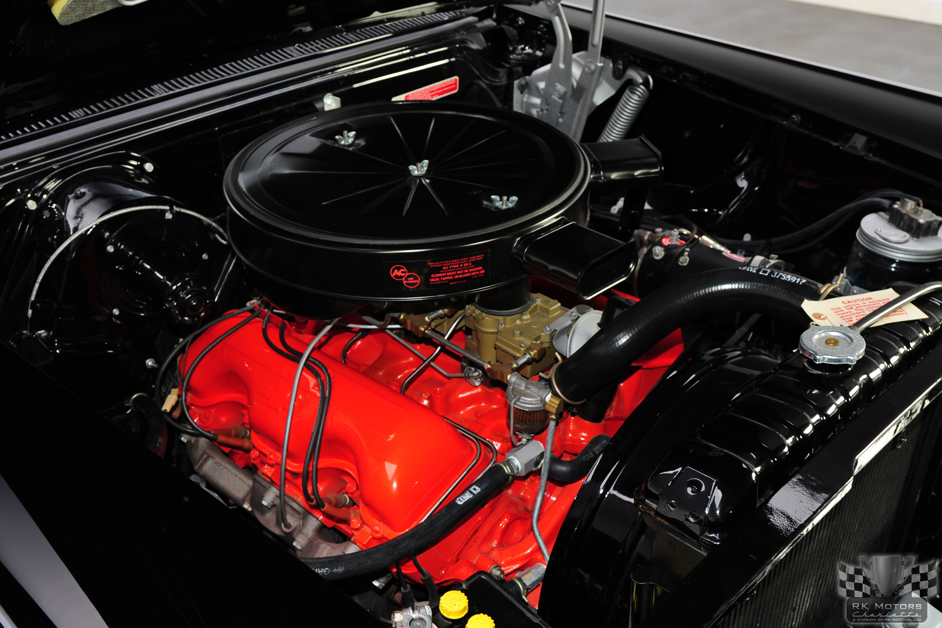 1958 Chevrolet Impala Engine - HD Wallpaper 