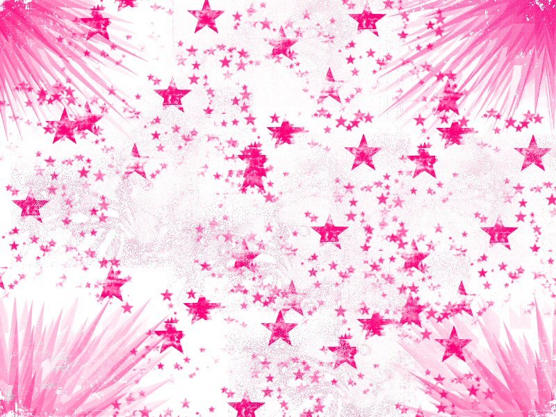 Everlong Pink Star - Pink And White Star - HD Wallpaper 