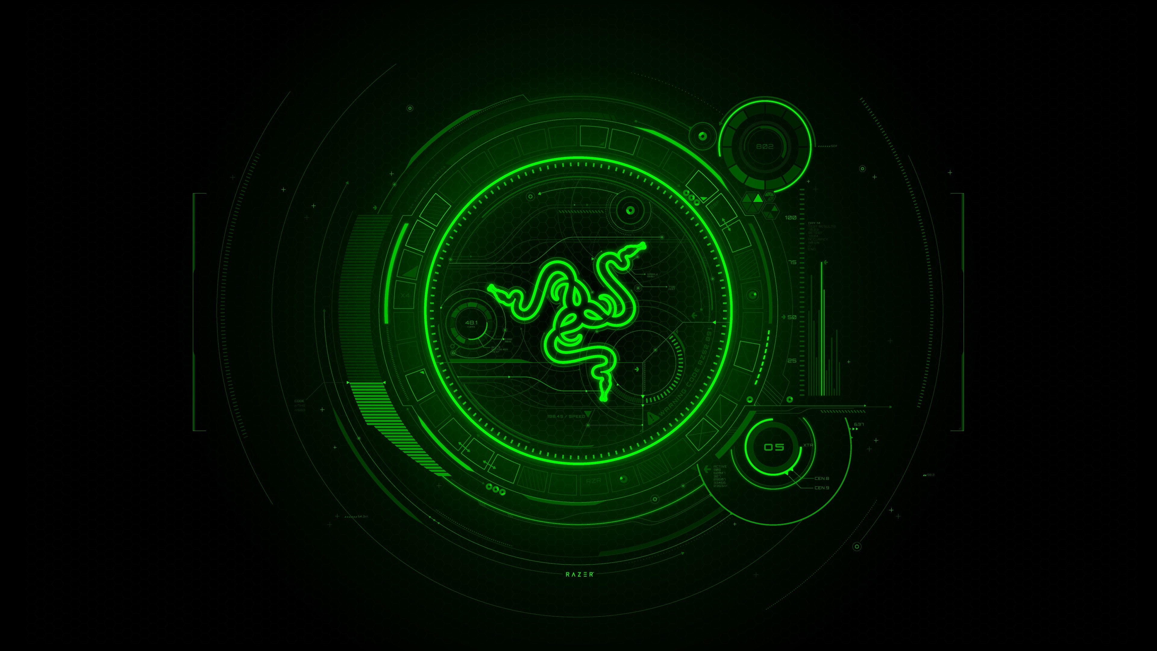 Razer Logo 4k - HD Wallpaper 