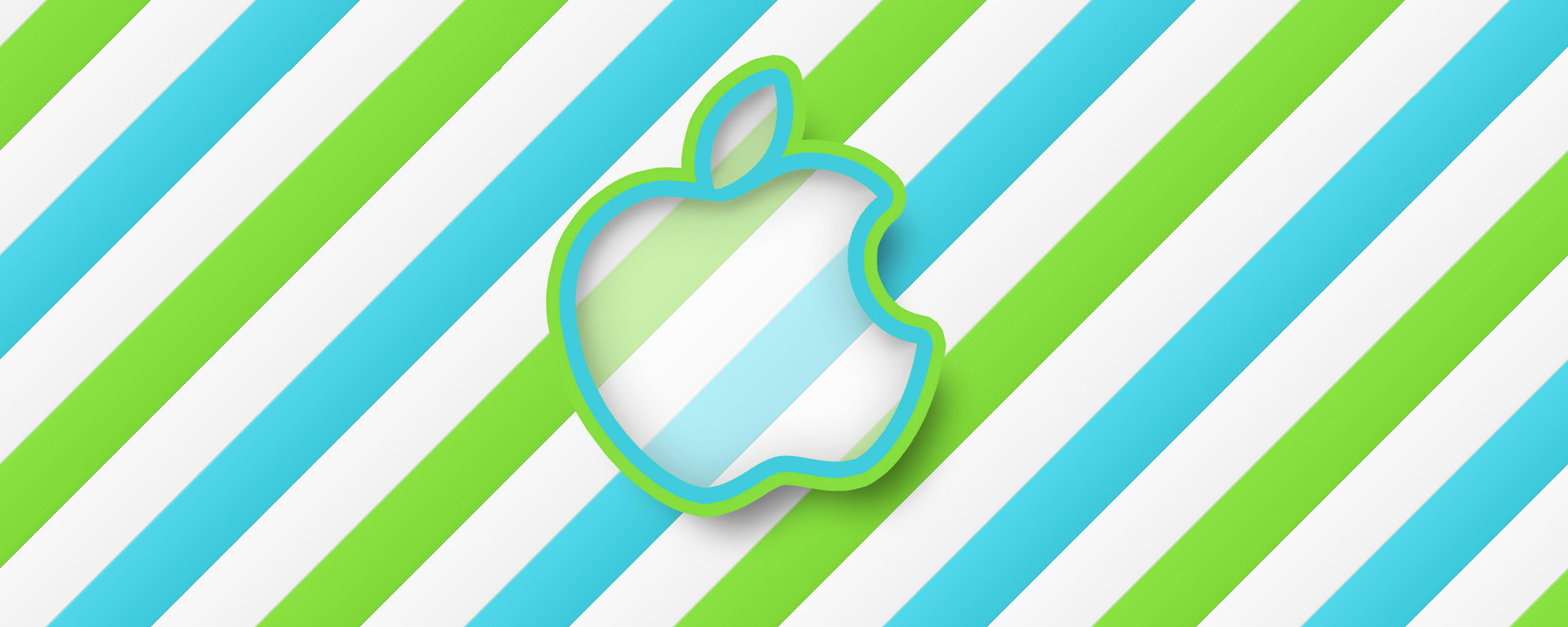 Stripe Wallpaper - Apple - HD Wallpaper 