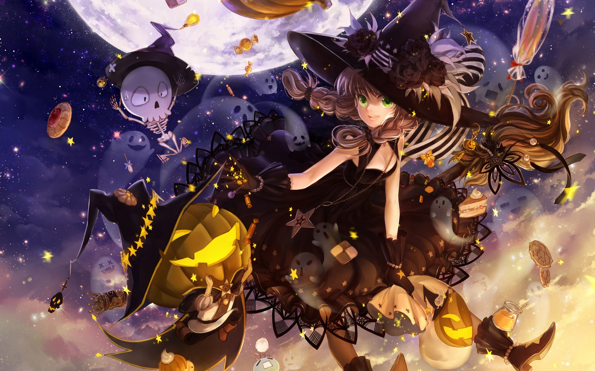 Cute Witch - HD Wallpaper 