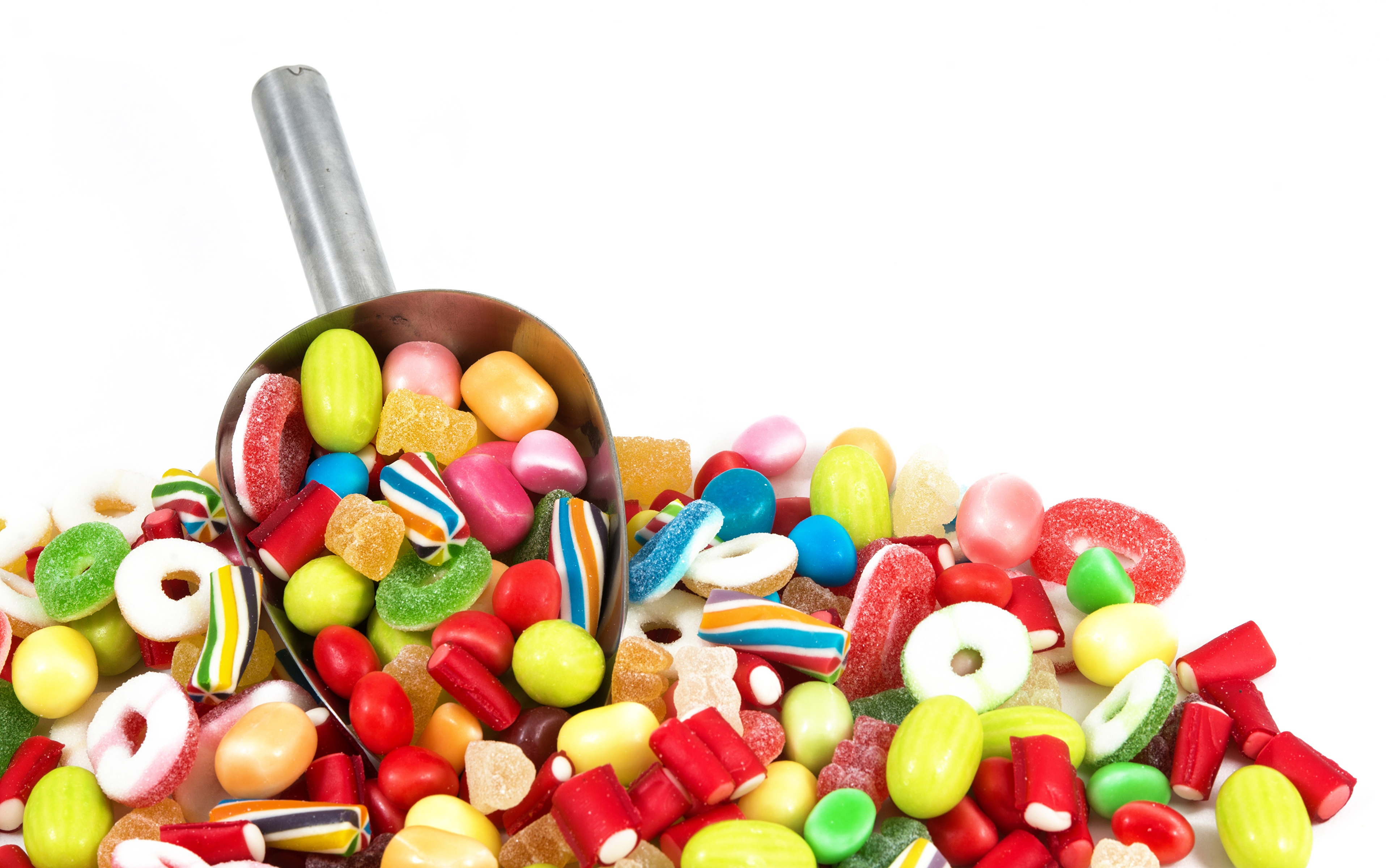 Candy Image White Background - HD Wallpaper 