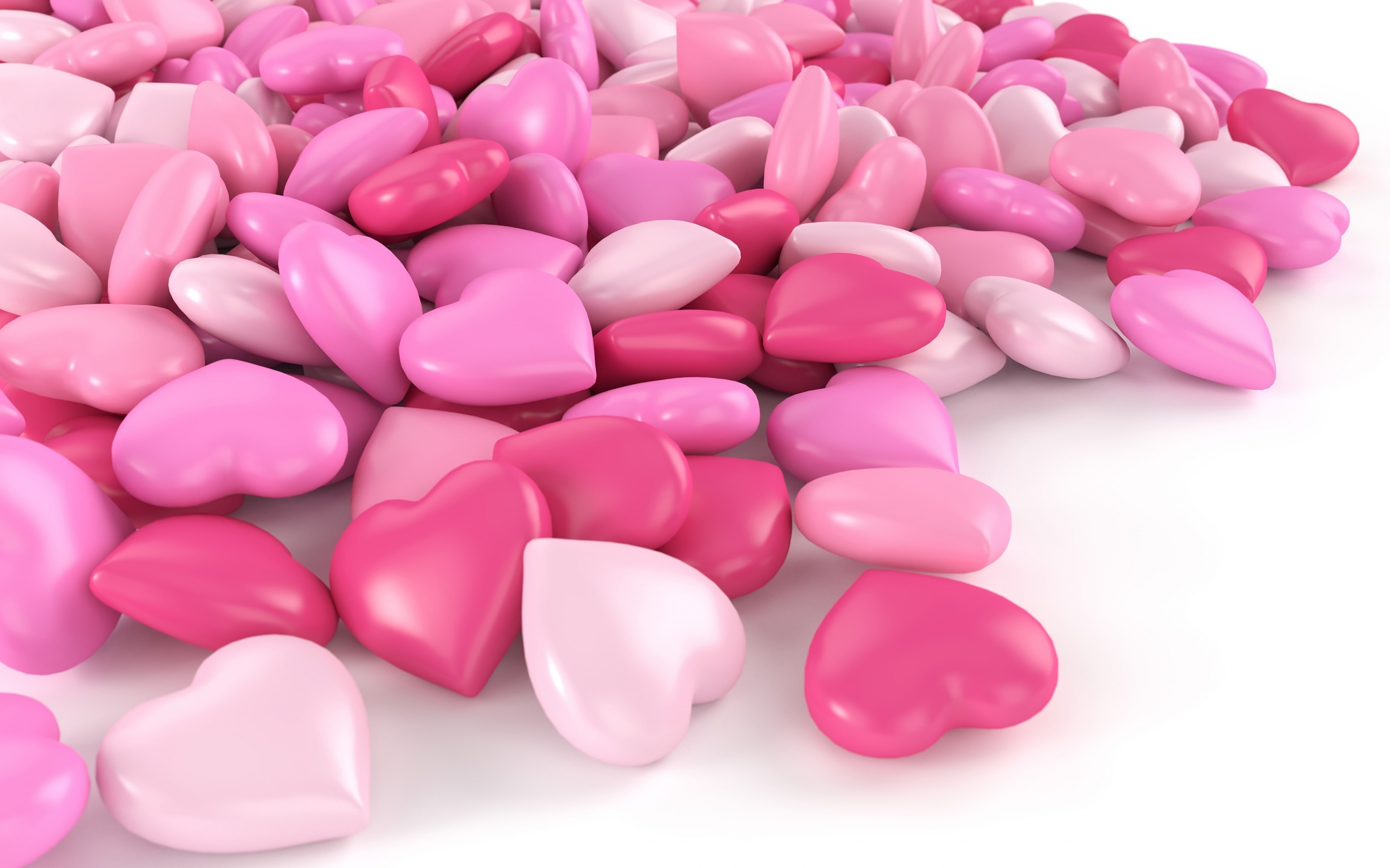 Hearts, Sweets, Candy, Wallpaper - Pink Wallpapers For Samsung Galaxy - HD Wallpaper 