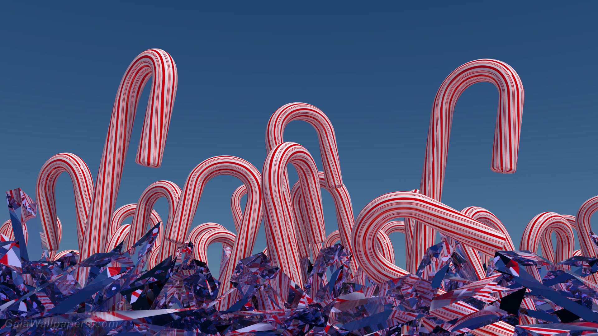 Christmas Candy Cane Land - Candy Cane Land Background - HD Wallpaper 