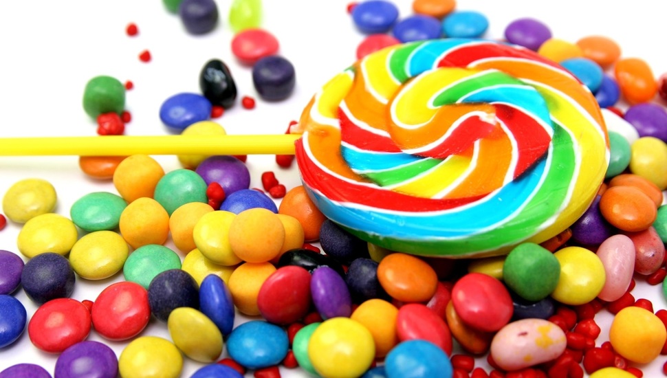 Pills, Sweets, Lollipop, Multicolored, Candy Desktop - Candy Hd - HD Wallpaper 